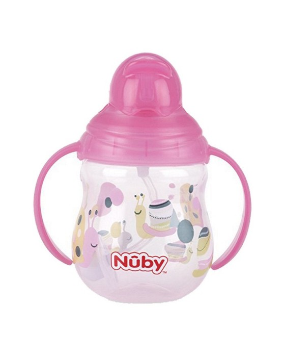 NUBY 117808 FLIP IT TWIN HANDLE STRAW 270ML