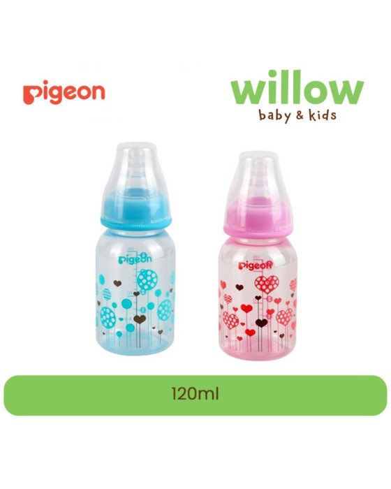 Pigeon Bottle PP Premium Pigeon Bottle PP Premium Clear Round Base 120ml