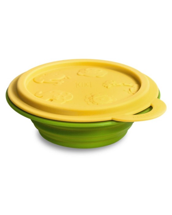 MARCUS & MARCUS BABY BOWL COLLAPSIBLE - YELLOW