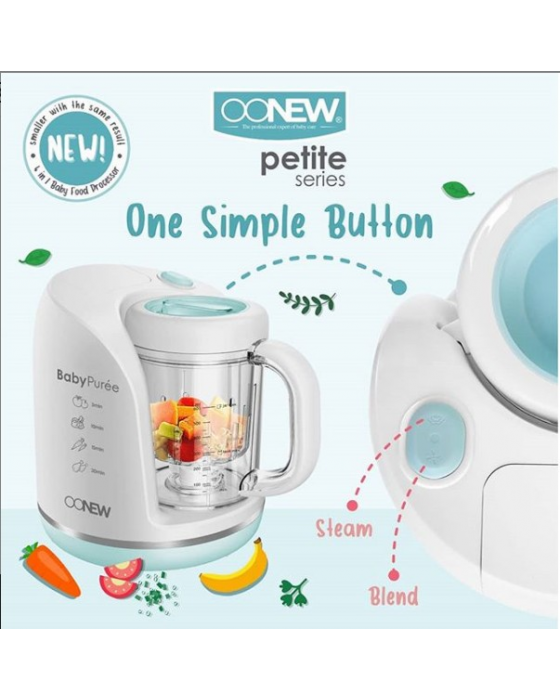 OONEW PETITE BABY FOOD MAKER STEAM AND BLEND