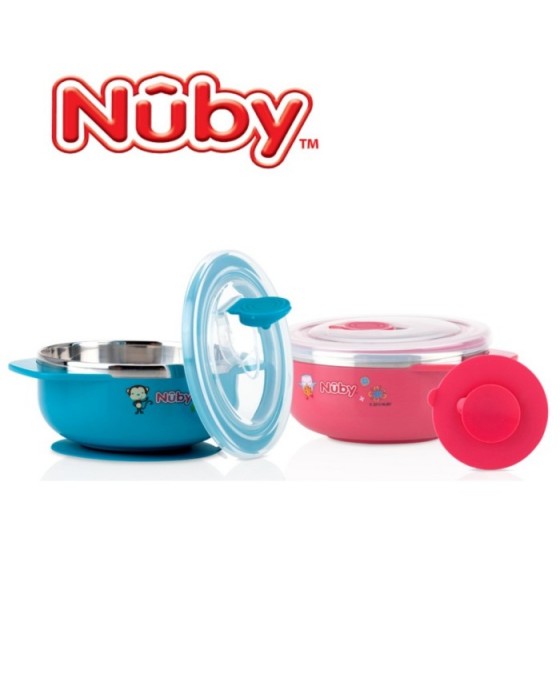 NUBY STAINLESS BOWL 250ML