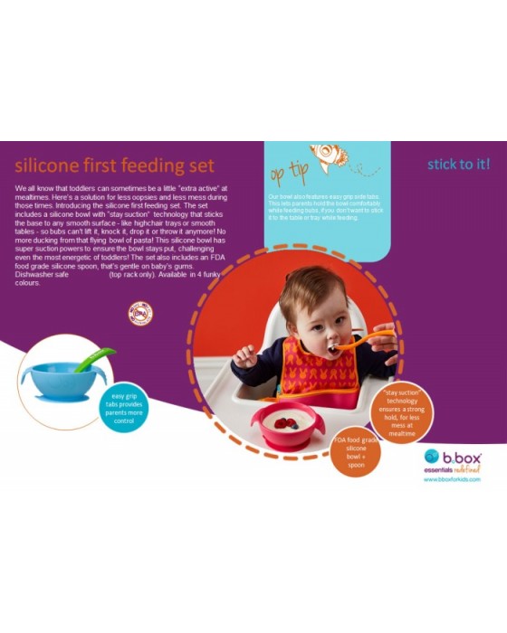 BBOX SILICONE FIRST FEEDING SET