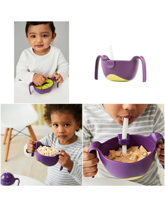 BBOX BOWL N STRAW PASSION PERALATAN MAKAN BAYI