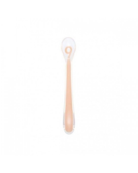 BABY MOOV SILICONE SPOON 1ST AGE - PEACH