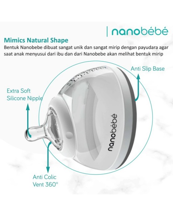 NANOBEBE SINGLE PACK GREY