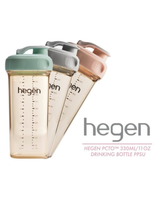 HEGEN PCTO DRINKING BOTOL PPSU 330ML - PINK