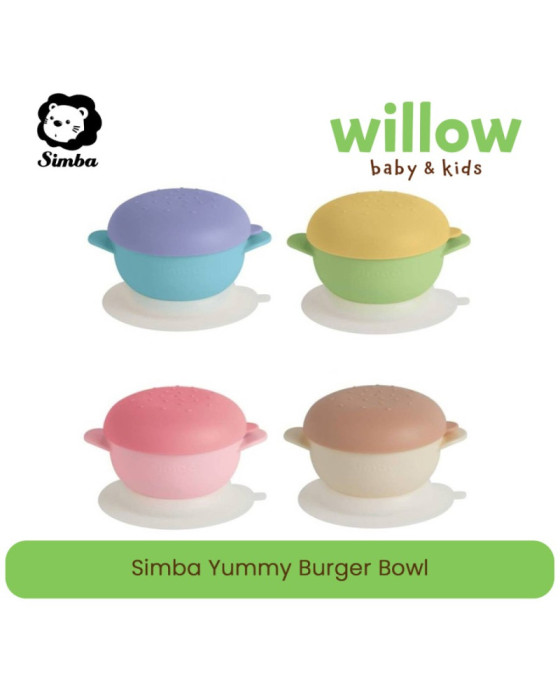 Simba Yummy Burger Bowl Blue Perlengkapan Makan Bayi