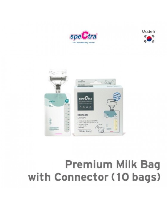 SPECTRA PREMIUM MILK BAG WITH CONNECTOR