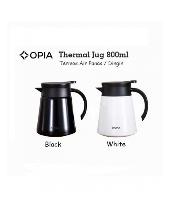 OPIA THERMAL JUG 800ML - WHITE