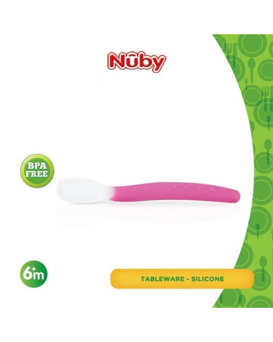 NUBY GF SILICONE SPOON WITH CASE