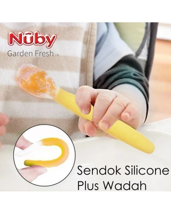 NUBY GF SILICONE SPOON WITH CASE