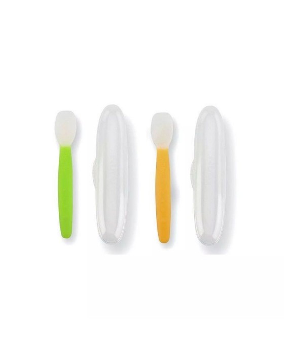 NUBY GF SILICONE SPOON WITH CASE