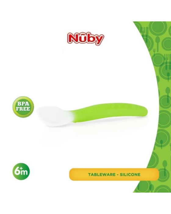 NUBY GF SILICONE SPOON WITH CASE