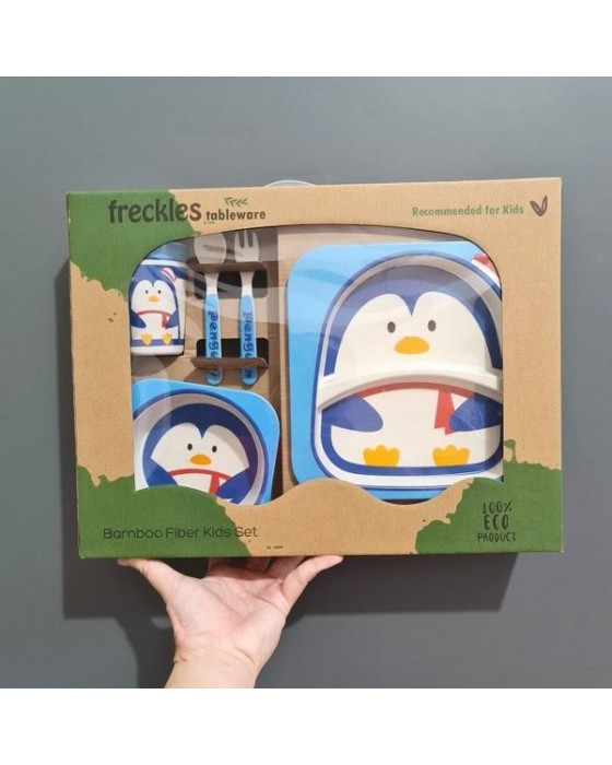 FRECKLES FEEDING SET PENGUIN