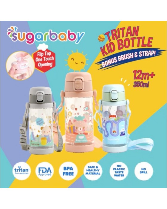 SUGAR BABY TKB-400 TRIRTAN KID BOTOL 12M+ 400ML - ORANGE