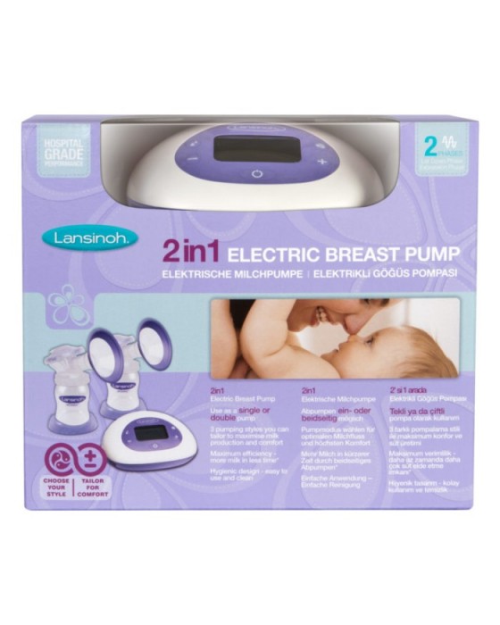 LANSINOH 2IN1 ELECTRIC BREASTPUMP