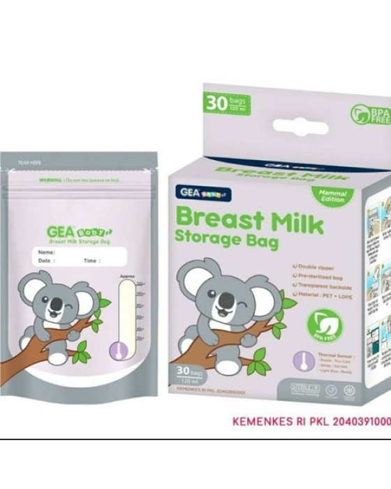 Gea Baby Breastmilk Storage Bag Mammals