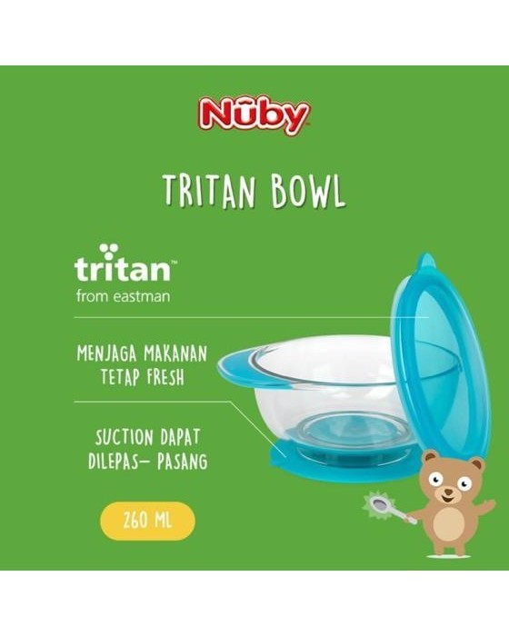 NUBY BOWL TRITAN 1 HANDLE SUCTION