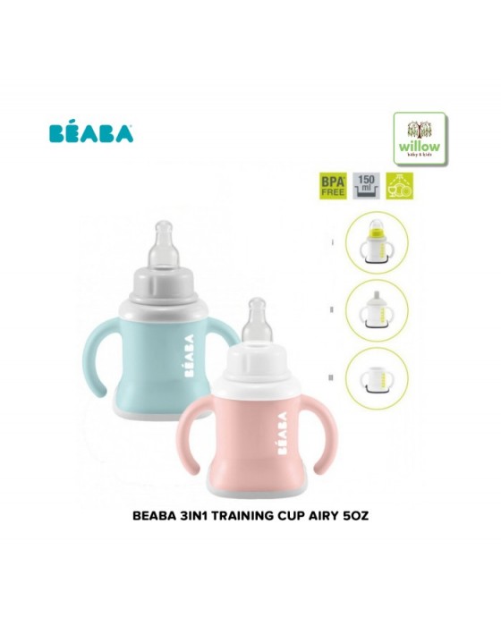 BEABA 3IN1 TRAINING CUP AIRY 5OZ