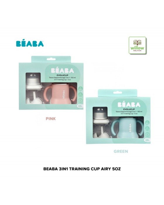 BEABA 3IN1 TRAINING CUP AIRY 5OZ