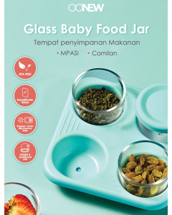 OONEW TB-2001 GLASS BABY FOOD JAR