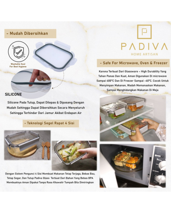 PADIVA GLASSBOX GBP640S 640ML