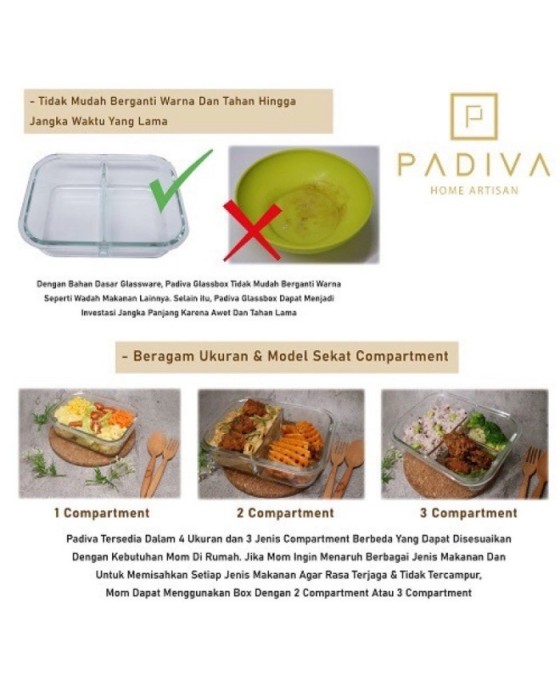 PADIVA GLASSBOX GBP640S 640ML