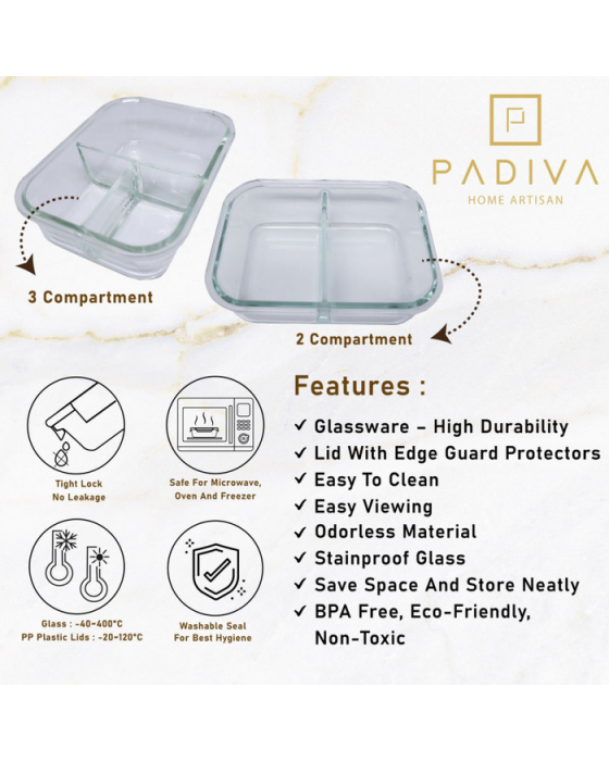 PADIVA GLASSBOX GBP640S 640ML