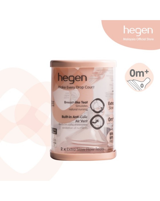 HEGEN TEAT EXTRA SLOW FLOW (2PACK)