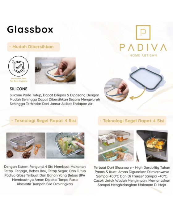 PADIVA GLASSBOX GBC640SG CRYSTAL GOLD 640ML