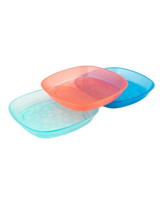 DR BROWN TF022-P3 TODDLER PLATES 3PK