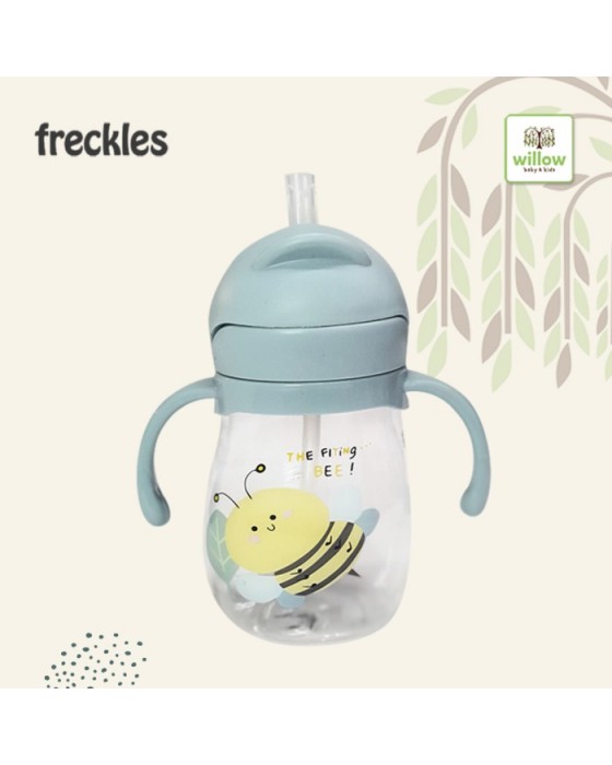 FRECKLES TRITAN SIPPY CUP 6+ 210ML - YELLOW BUTTERFLY