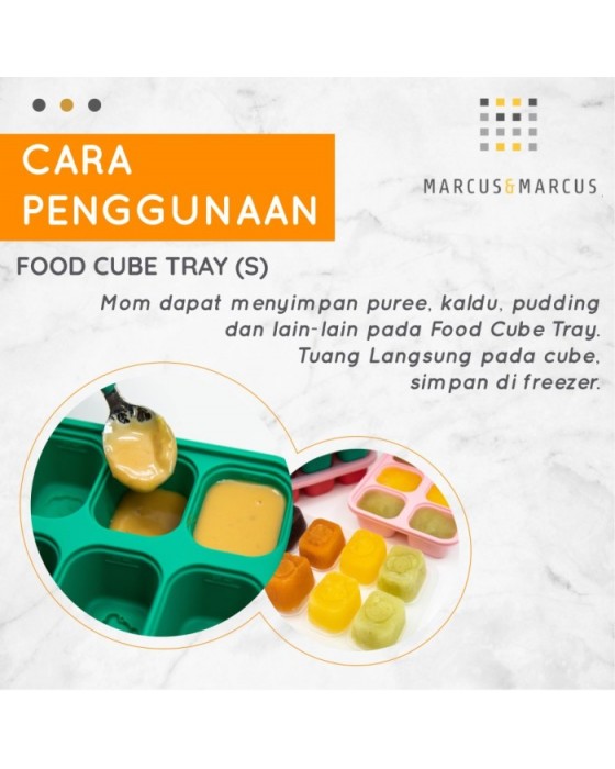 MARCUS & MARCUS FOOD CUBE TRAY SMALL 30ML