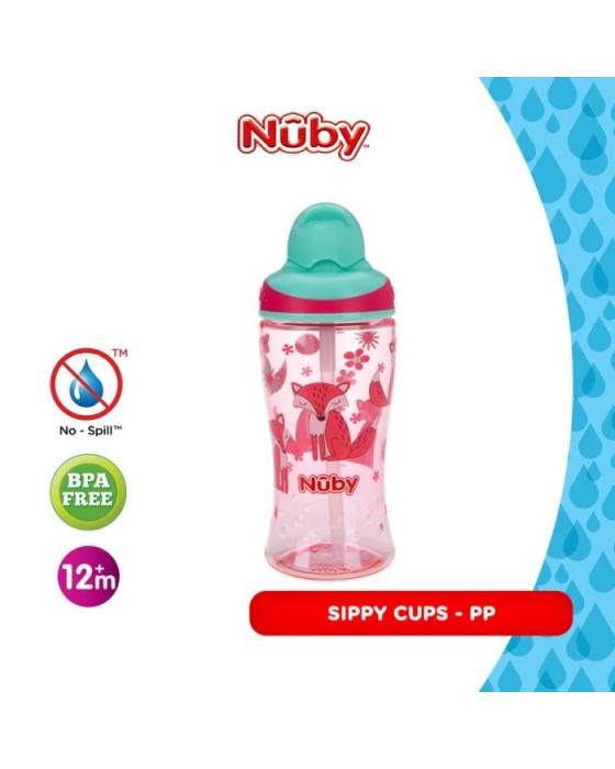 NUBY SPORT BOTTLE FLIPIT 360ML NEW PRINT