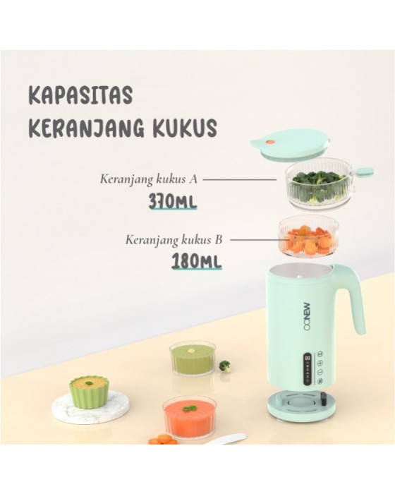 OONEW TB-20155 BABY FOOD MAKER SOYA SERIES - MINT GREEN