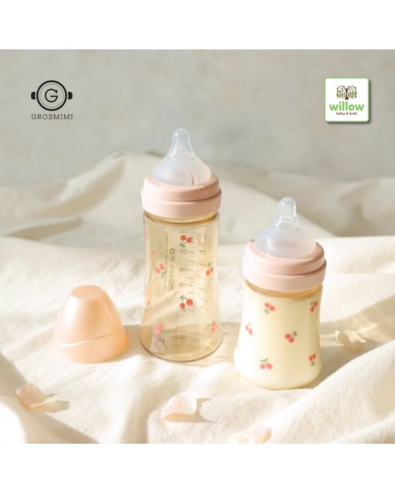 GROSMIMI PPSU CHERRISH BOTTLE TWIN PACK EXCLUDE NIPPLE