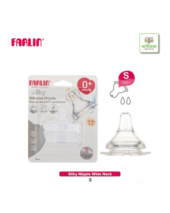 FARLIN SILKY NIPPLE WIDE NECK