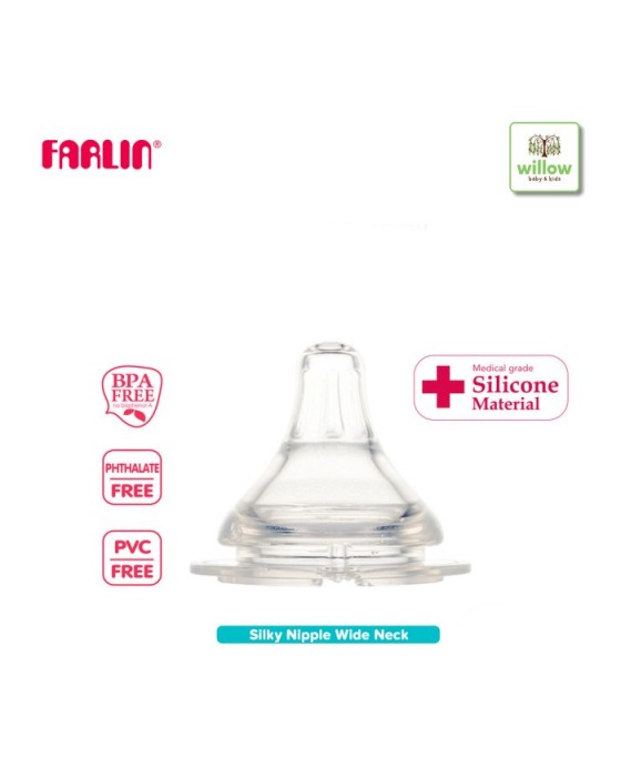 FARLIN SILKY NIPPLE WIDE NECK