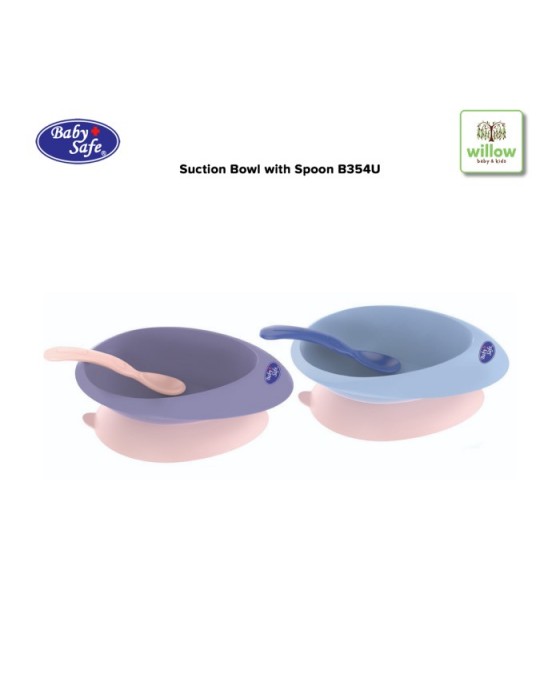 LYNEA B354 SUCTION BOWL WITH SPOON