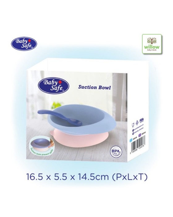 LYNEA B354 SUCTION BOWL WITH SPOON