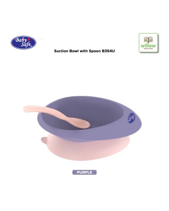 LYNEA B354 SUCTION BOWL WITH SPOON