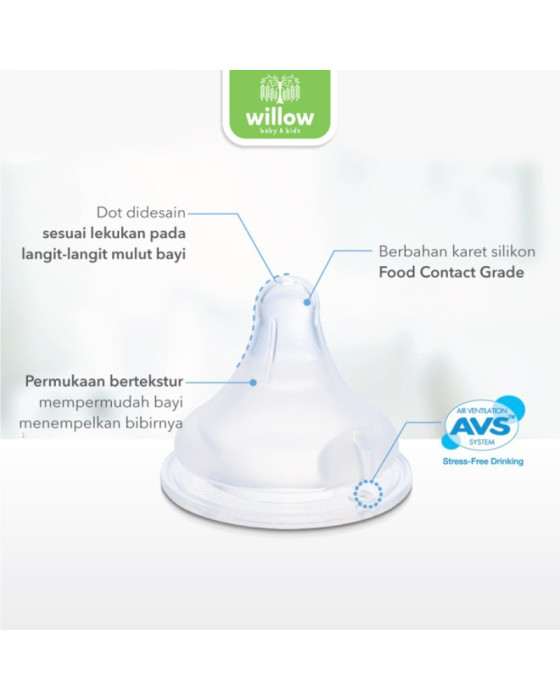 Pigeon Peristaltic Plus Nipple Aksesorris Dot Bayi 1pcs