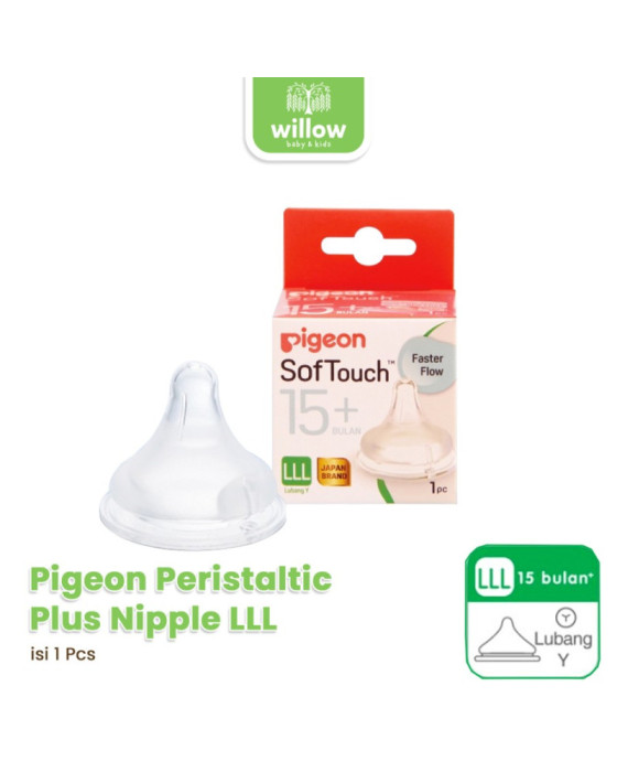 Pigeon Peristaltic Plus Nipple Aksesorris Dot Bayi 1pcs