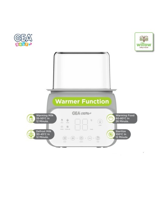 GEA BABY GW-100 SMART BOTTLE WARMER + STERILIZER