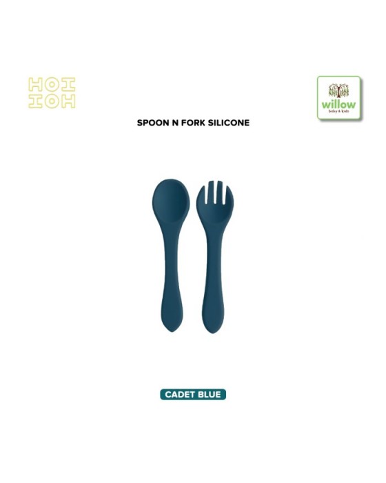 HOI HOI SPOON & FORK SILICONE