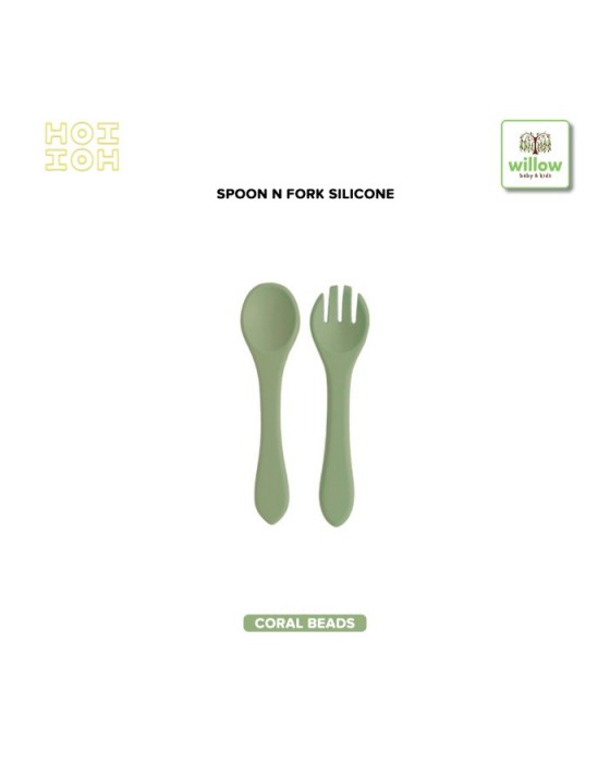 HOI HOI SPOON & FORK SILICONE