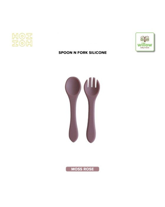 HOI HOI SPOON & FORK SILICONE