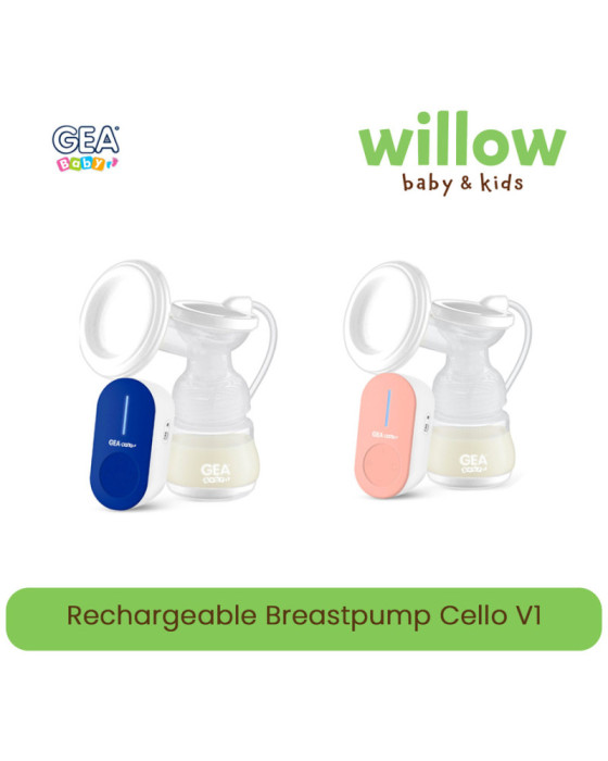 Gea Baby Rechargeable Breastpump Cello V1 Pompa Asi