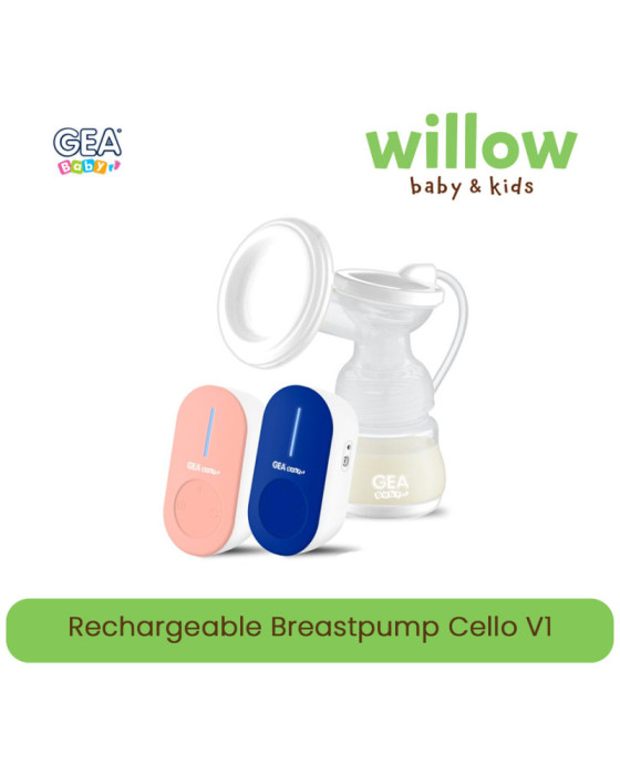 Gea Baby Rechargeable Breastpump Cello V1 Pompa Asi