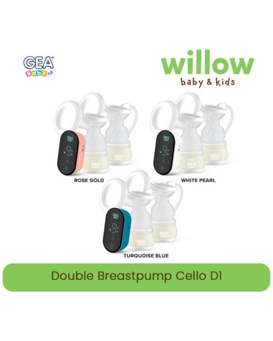 Gea Baby Double Breastpump Cello D1 Pompa Asi